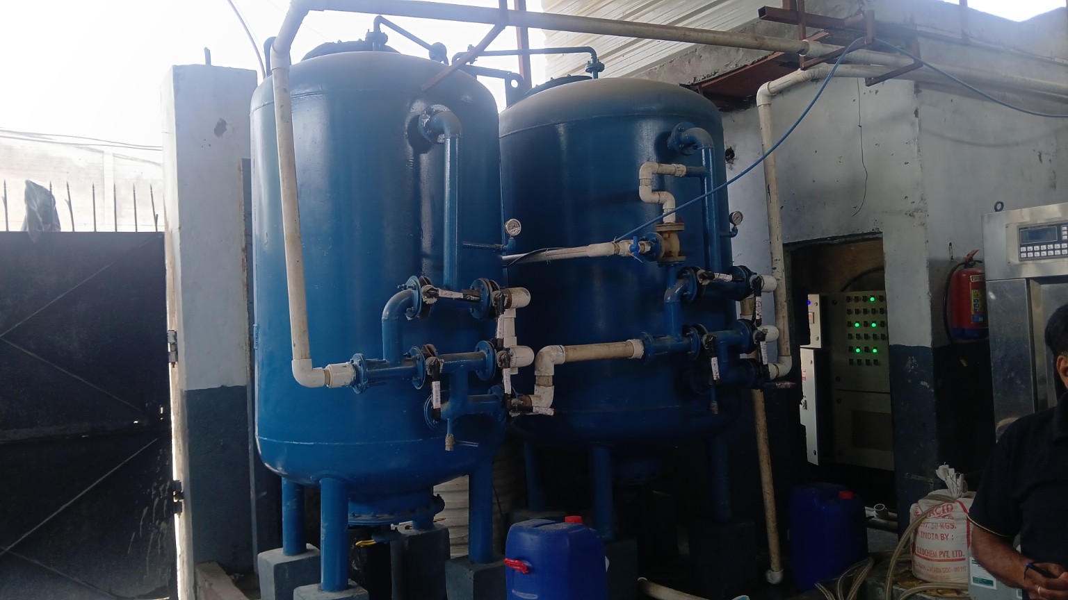 Industrial RO plant site